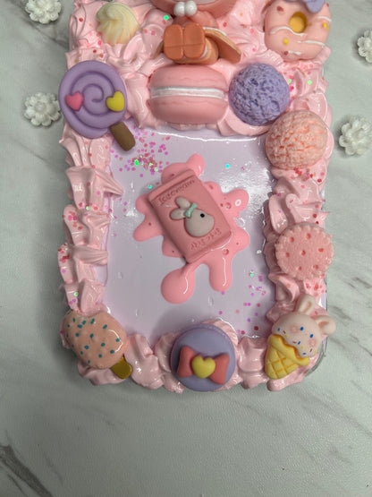 Cute Bunny Decoden Kawaii Melody Phone Case Whipped Cream Custom iPhone Case Kawaii Samsung Phone Ice Cream Phone Case Icing Case All Models - The Deco Den