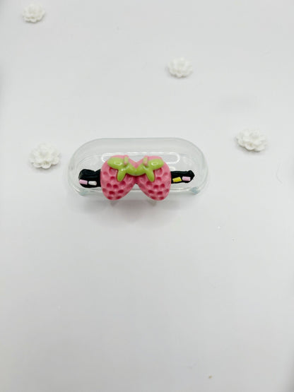 Cute Custom Decoden AirPod Case Pink Kirby Theme Decoden Phone Case Kawaii Decoden Anime AirPod Case - The Deco Den