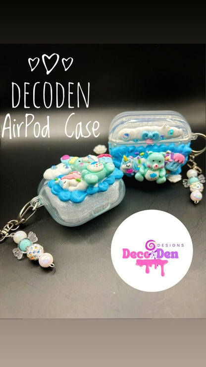 Decoden AirPod Case Care Bear Decoden Case AirPod Case Cover Kawaii Bear Decoden Anime AirPod Case Snap Cover for AirPod Pro Case AirPod Max - The Deco Den