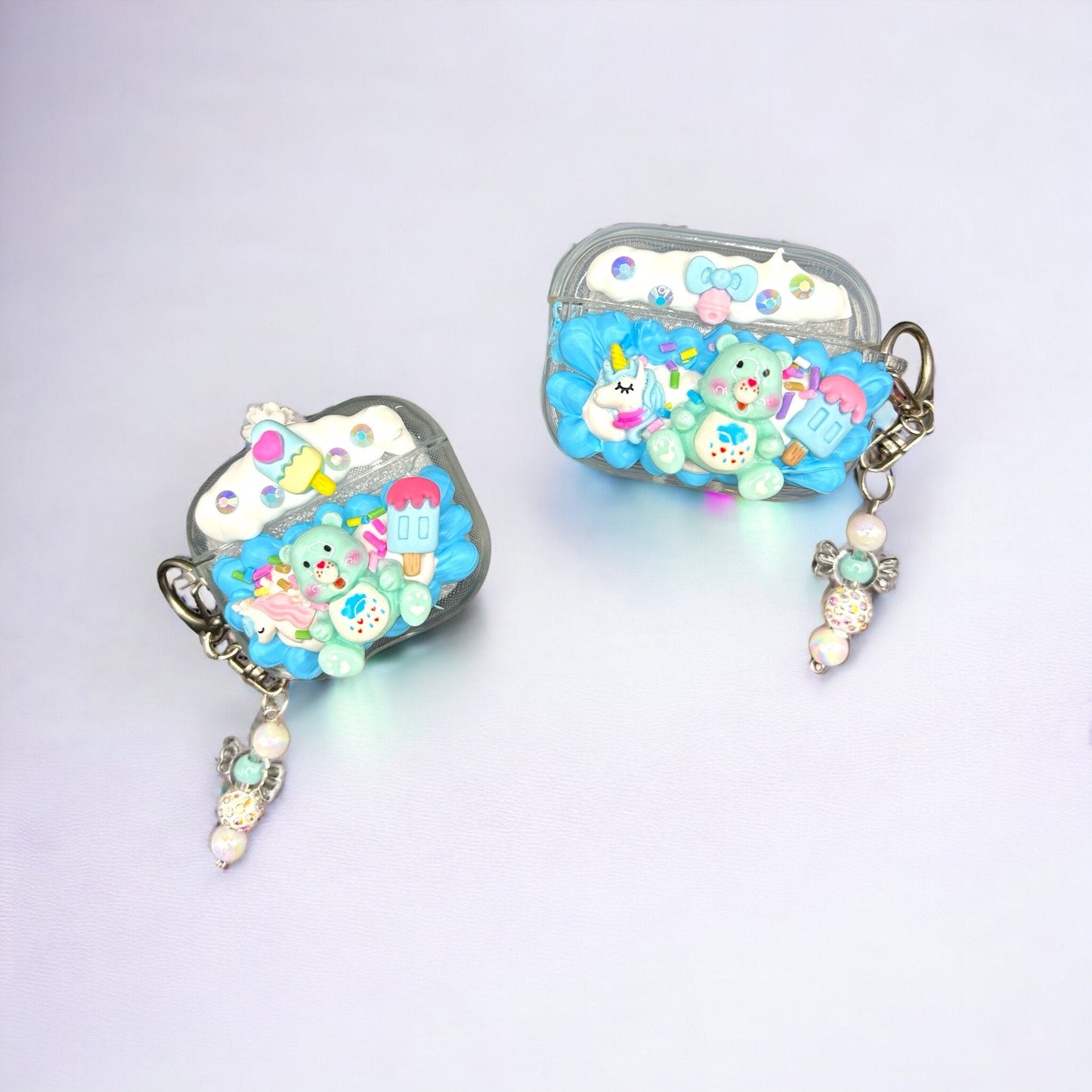 Decoden AirPod Case Care Bear Decoden Case AirPod Case Cover Kawaii Bear Decoden Anime AirPod Case Snap Cover for AirPod Pro Case AirPod Max - The Deco Den