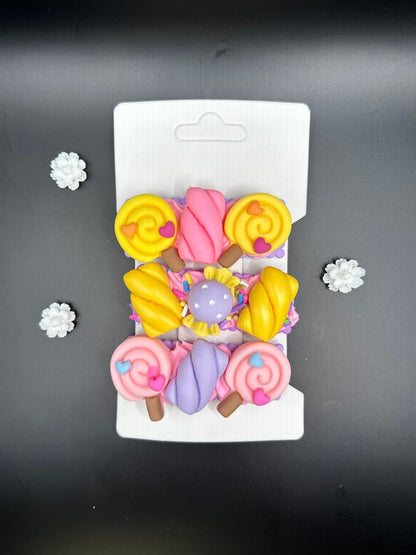 Decoden Hair Barrettes Non-Slip Hair Clips Kawaii Cute Hair Accessories Fun Colorful Accessory Unique Gift for Her - The Deco Den