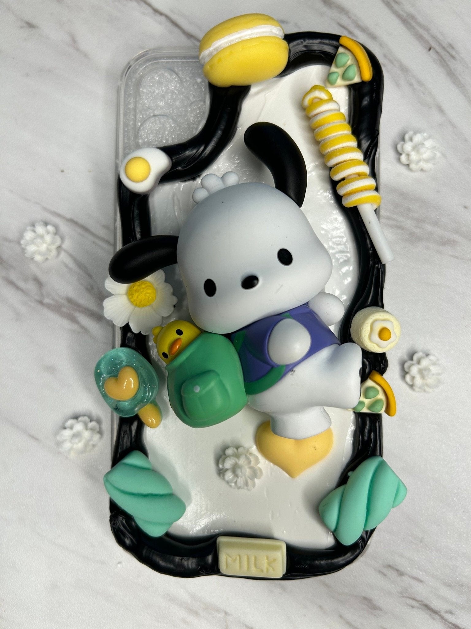 Decoden Kawaii Dog Custom Phone Case Decoden Pochacco Decoden iPhone Case Kawaii Samsung Case All Models Cute Gift Kawaii Lover Pochacco - The Deco Den