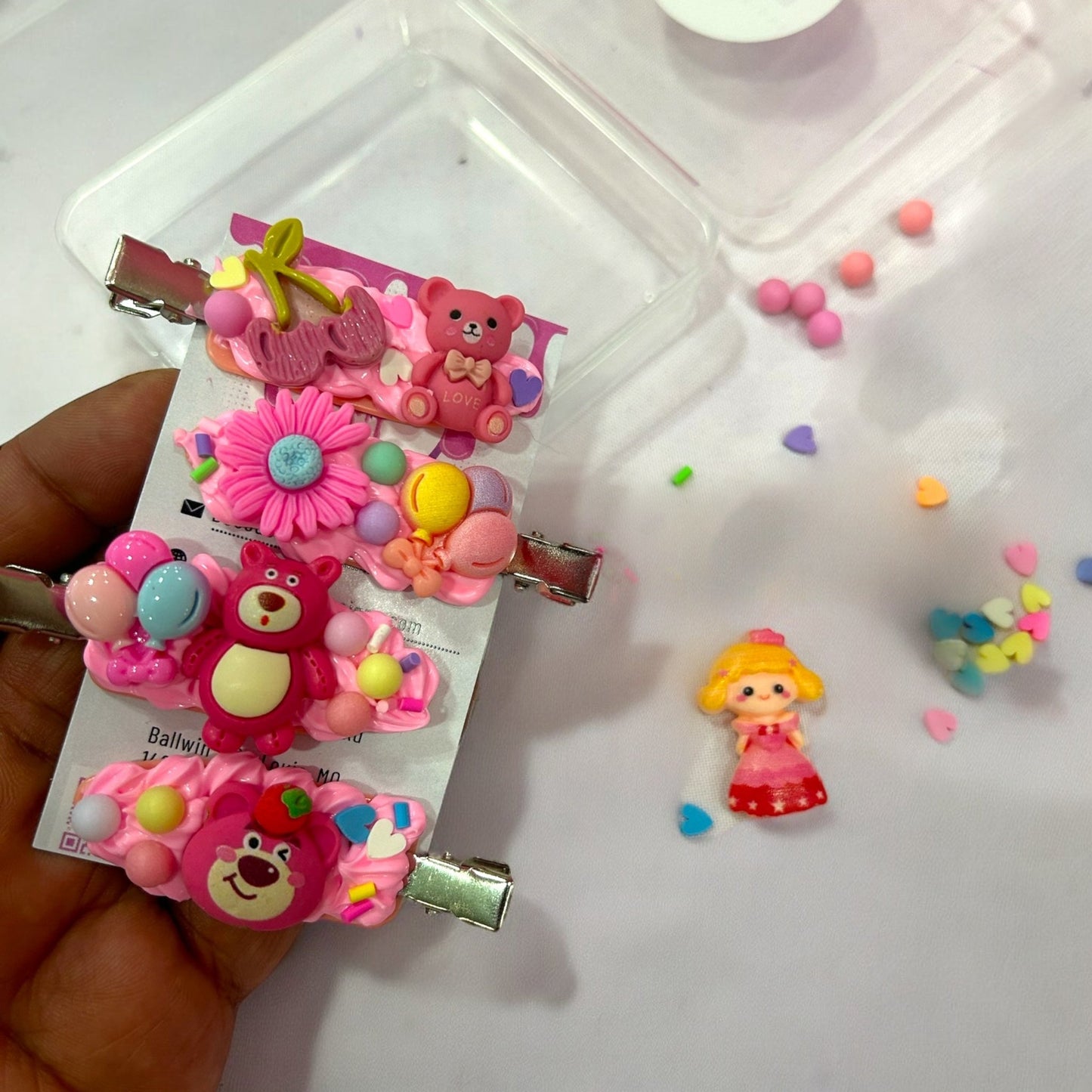 DIY Kit: Decoden Hair Clips - The Deco Den