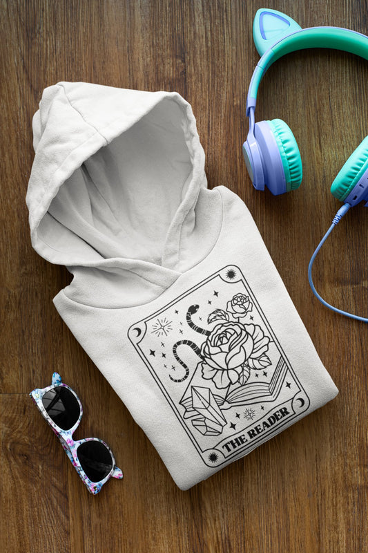 Hoodie Tarot Card Reader Fan Cozy Hoodie Book Lover - The Deco Den